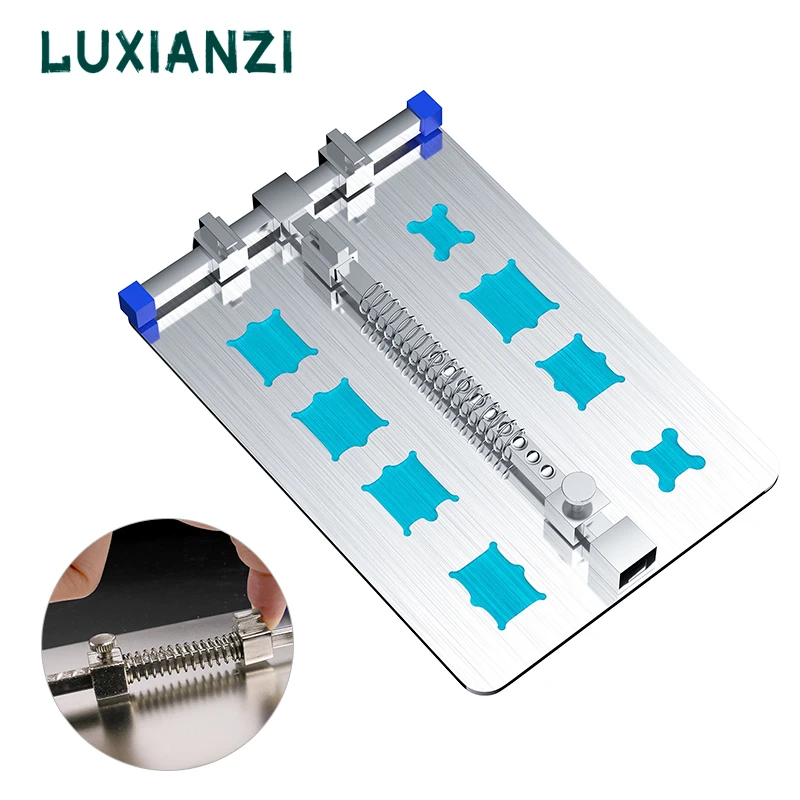 LUXIANZI Mobile Phone Repair Fixture PCB Bracket Universal Pcb Board Holder Repair Fixed Support Clamp Phone Chip Rework Tool
LUXIANZI Mobile Phone Repair Fixture PCB Bracket Universal Pcb Board Holder Repair Fixed Support Clamp Phone Chip Rework Tool