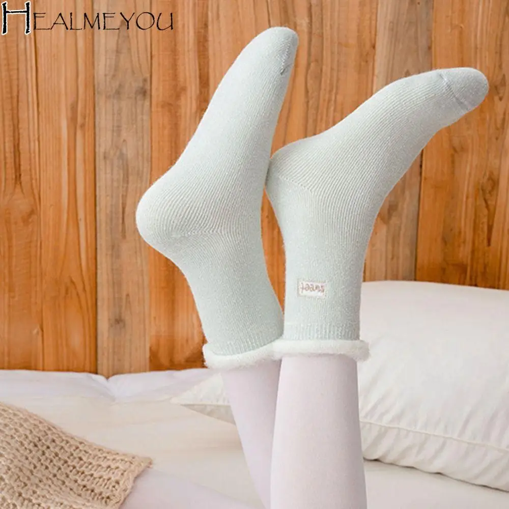 

Outdoor Super Thicker Mid-calf socks Floor Socks Thermal Warm Terry Socks Thick Hosiery Winter Plush Socks Women Socks