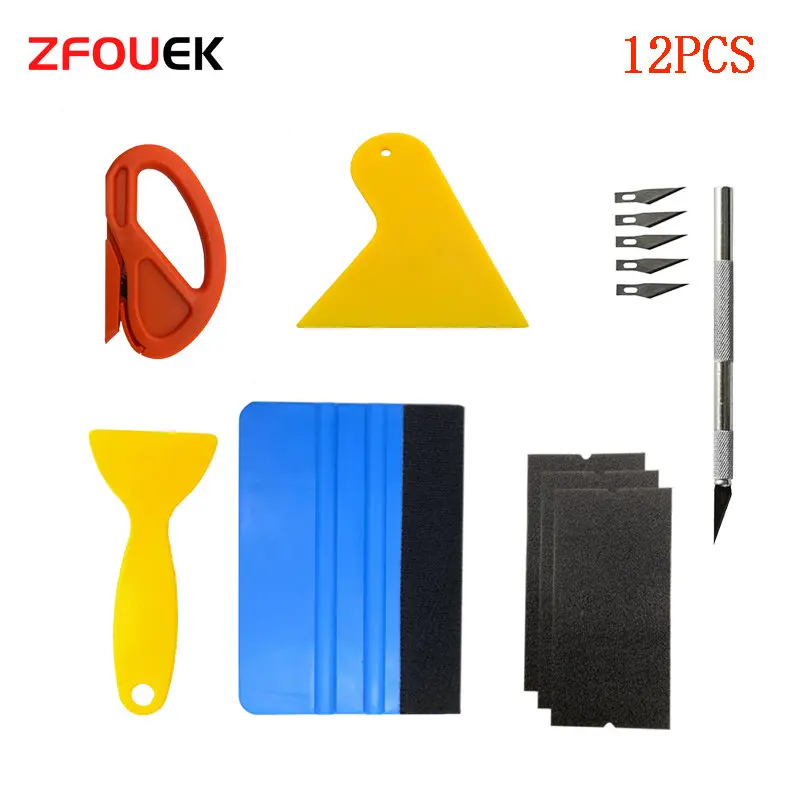 Car Film Wrap Tool Kit Vinyl Spatula Vinyl Scraper Cutter for Vehicle Window Tint Car Accessories Wrapping Tools Squeegee Set
Car Film Wrap Tool Kit Vinyl Spatula Vinyl Scraper Cutter for Vehicle Window Tint Car Accessories Wrapping Tools Squeegee Set
