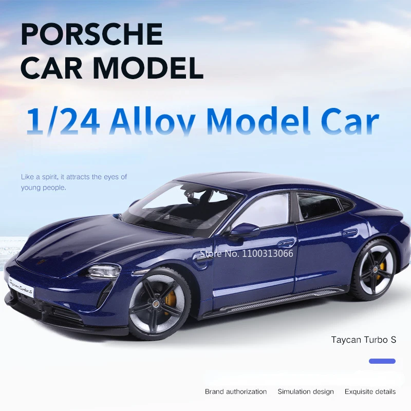 Модель автомобиля Porsche Taycan из сплава, модель игрушечного автомобиля в масштабе 1/24, металлические игрушки из литого под давлением, открывающийся спортивный автомобиль для детей, подарки
Модель автомобиля Porsche Taycan из сплава, модель игрушечного автомобиля в масштабе 1/24, металлические игрушки из литого под давлением, открывающийся спортивный автомобиль для детей, подарки