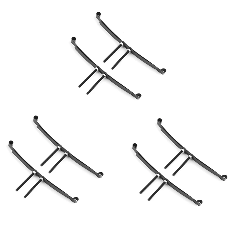 

6 Set Steel Leaf Springs For 1/14 Tamiya RC Tractor Trailer Truck Model Car Upgrade Parts Spare Accessories, A-Drop Ship