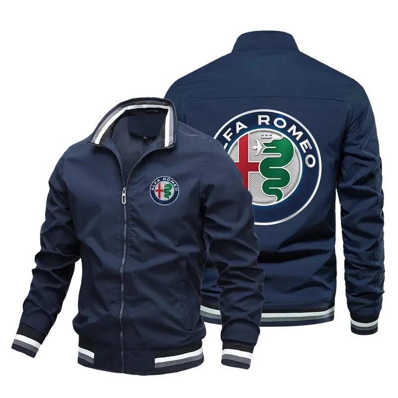 2024 Spring and Autumn New Coat Top Men's Alfa Romeo Logo Print Customized Long sleeved Zipper Cardigan Men's Motorcycle Jacket
2024 Spring and Autumn New Coat Top Men's Alfa Romeo Logo Print Customized Long sleeved Zipper Cardigan Men's Motorcycle Jacket