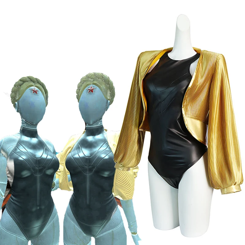 Game Atomic Heart Natasha Cosplay Costume Adult Women Twins Dancer Jumpsuit Coat Suit Halloween Robot Outfit Uniform Party
Game Atomic Heart Natasha Cosplay Costume Adult Women Twins Dancer Jumpsuit Coat Suit Halloween Robot Outfit Uniform Party