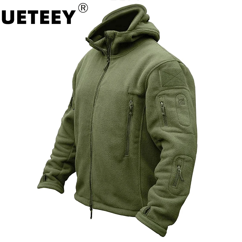 Hot Sale Men SWAT Tactical Polar Fleece Jacket Outdoor US Softshell Multi-pocket Hooded Thicken Warm Hunting Hiking Jackets Coat
Hot Sale Men SWAT Tactical Polar Fleece Jacket Outdoor US Softshell Multi-pocket Hooded Thicken Warm Hunting Hiking Jackets Coat