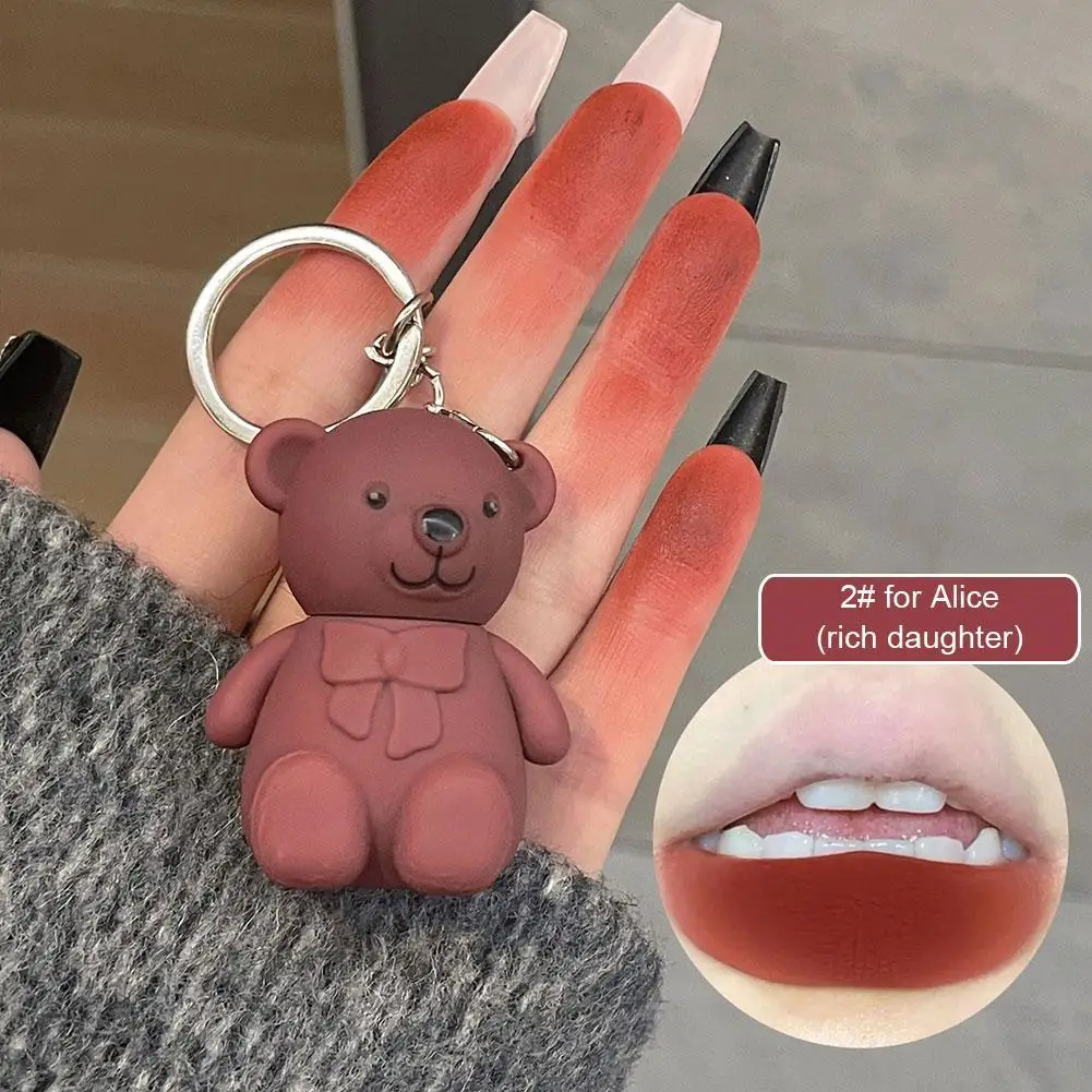 Matte Velvet Lip Glaze Cute Bear Lipglosses Waterproof Makeup Balm Lipstick Smooth Long Lasting Women Mud Sexy Liquid Lip S O7O3
Matte Velvet Lip Glaze Cute Bear Lipglosses Waterproof Makeup Balm Lipstick Smooth Long Lasting Women Mud Sexy Liquid Lip S O7O3