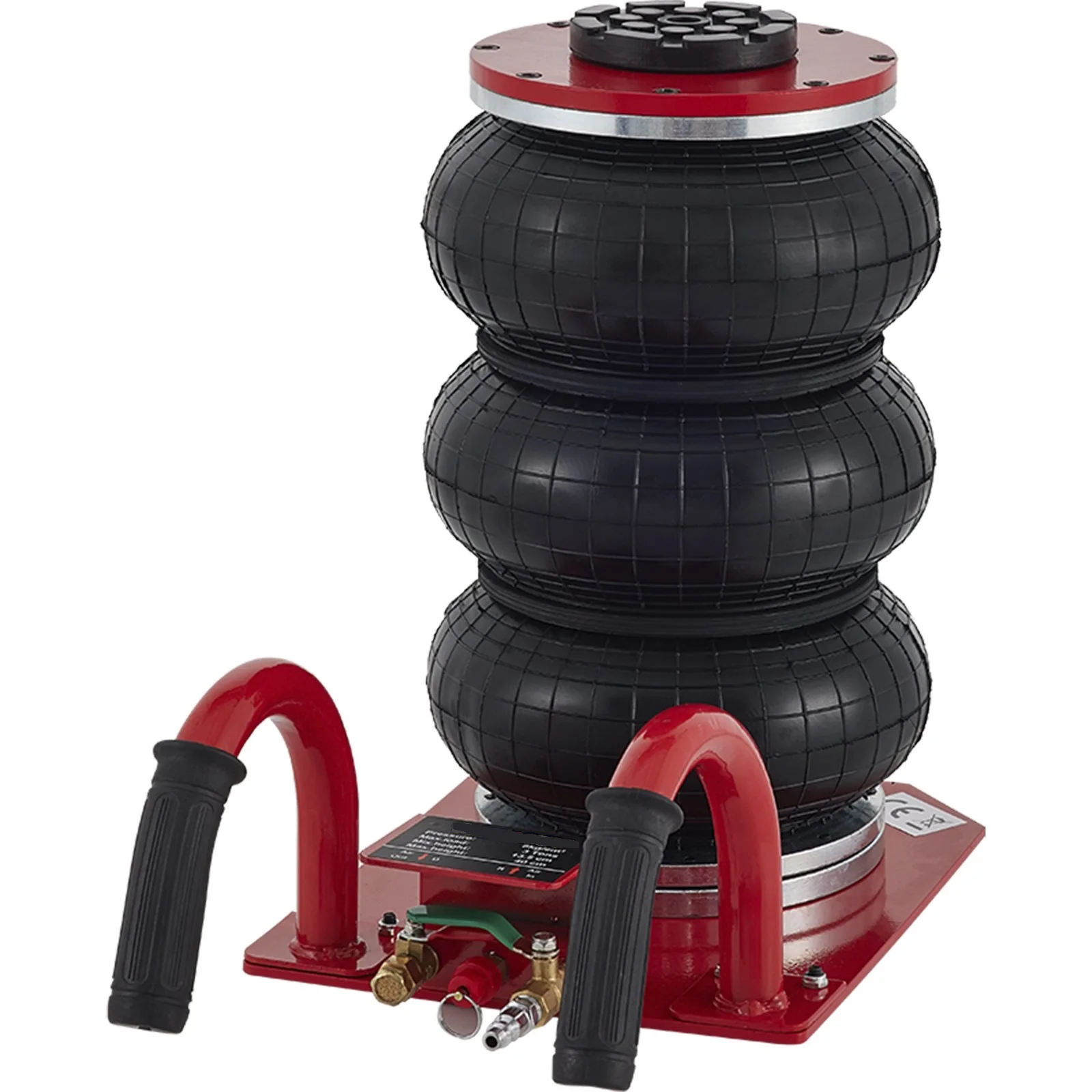 Triple Bag Air Jack, 3 Ton (6600 lbs) Capacity, Portable Pneumatic Car Jacks Heavy Duty & Quick Lifting for Garage Car Repair
Triple Bag Air Jack, 3 Ton (6600 lbs) Capacity, Portable Pneumatic Car Jacks Heavy Duty & Quick Lifting for Garage Car Repair