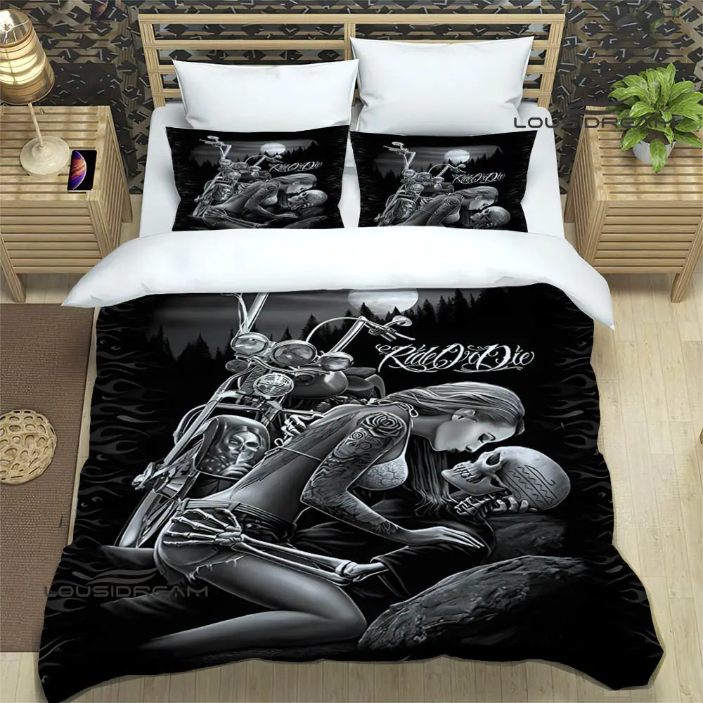 Retro Skull Motorcycle Bedding Sets exquisite bed supplies set duvet cover bed comforter set bedding set luxury birthday gift
Retro Skull Motorcycle Bedding Sets exquisite bed supplies set duvet cover bed comforter set bedding set luxury birthday gift