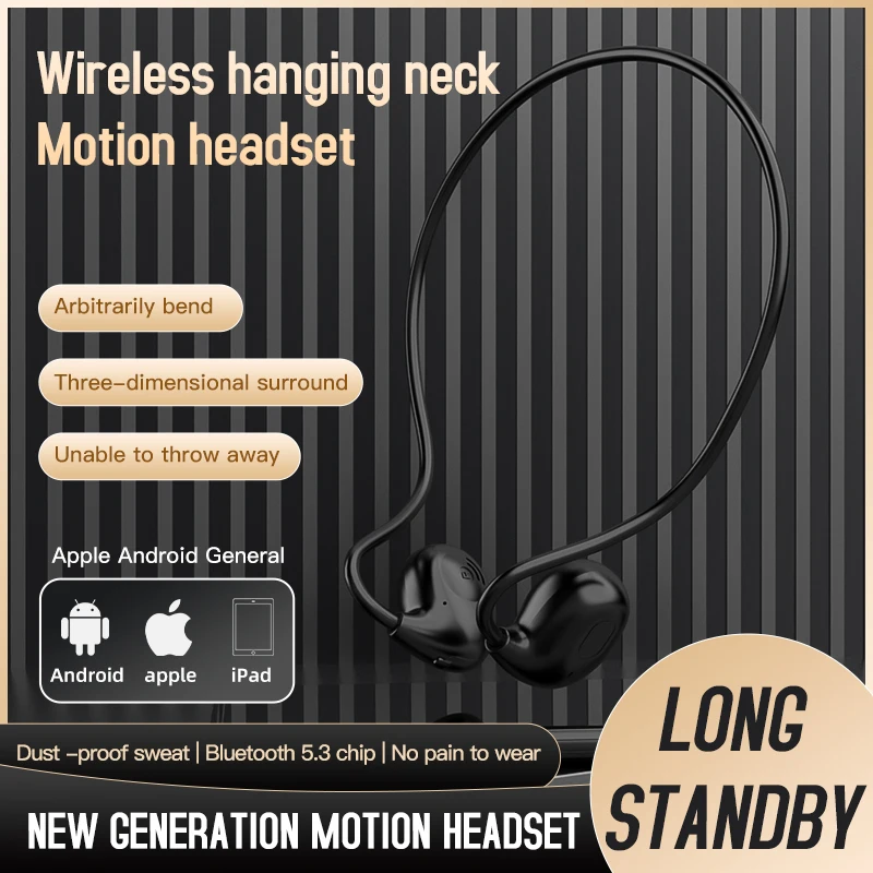 Gulanxo wireless bone conduction second-generation air conduction earphones Bluetooth 5.3 earphones with microphone for sports,
Gulanxo wireless bone conduction second-generation air conduction earphones Bluetooth 5.3 earphones with microphone for sports,