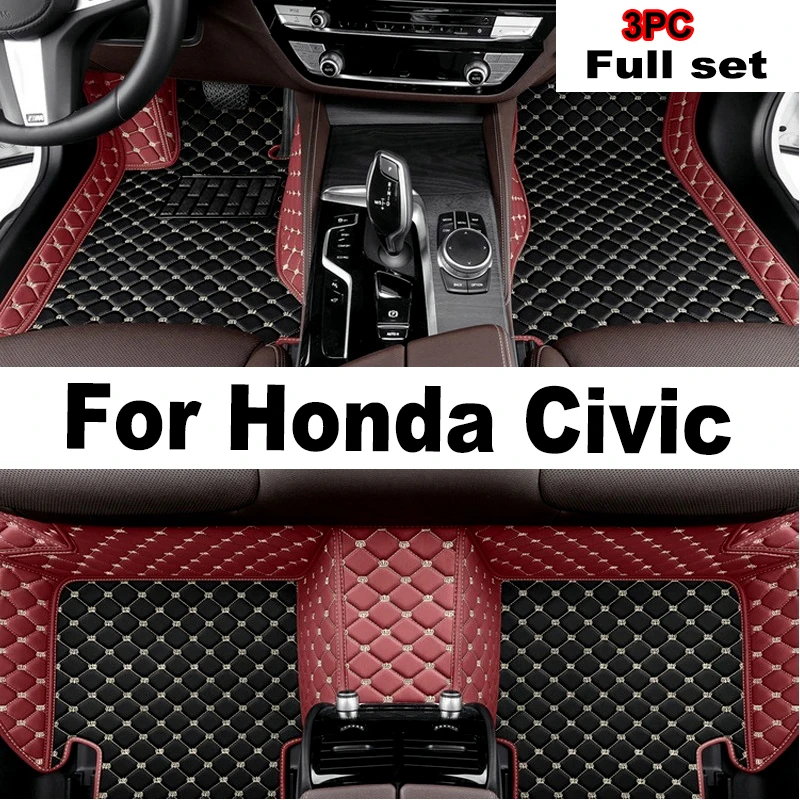 Car Floor Mats For Honda Civic 2015 2014 2013 2012 Auto Decoration Leather Carpets Accessories Styling Parts Protect Waterproof
Car Floor Mats For Honda Civic 2015 2014 2013 2012 Auto Decoration Leather Carpets Accessories Styling Parts Protect Waterproof