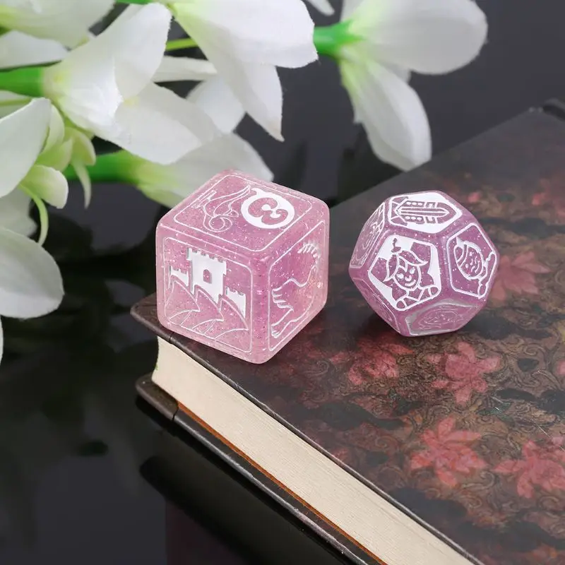 

7pcs/set Story Dices For Story for Time Polyhedral Game Says Party Multi Fa