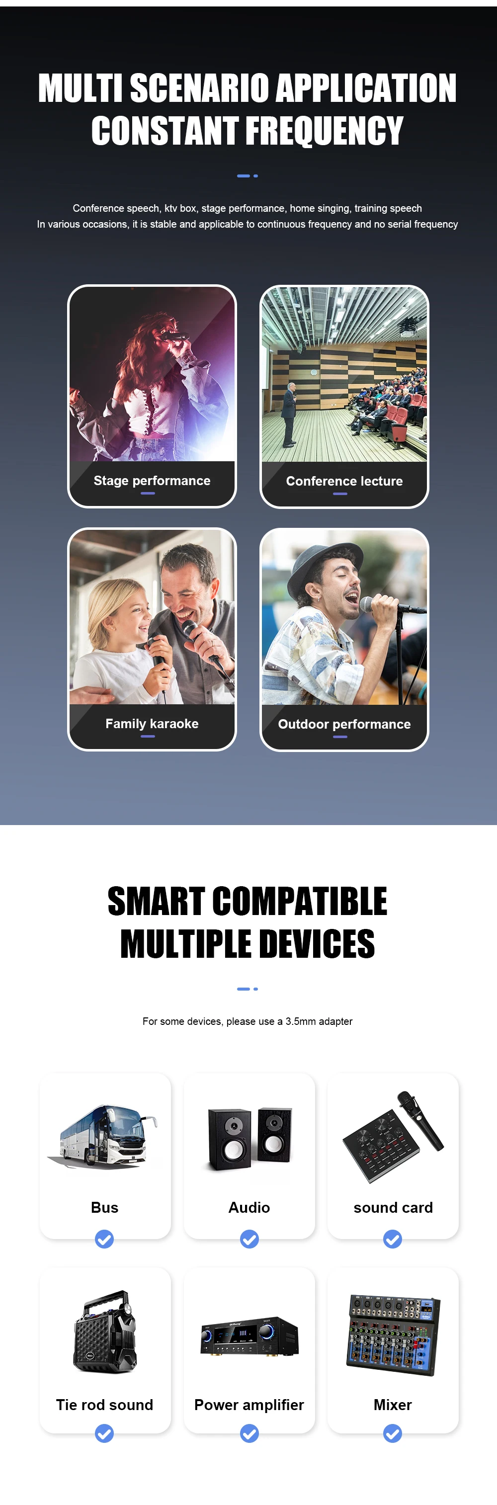 Wireless Microphone Dynamic Handheld Microphones Karaoke Microphone Mic with Rechargeable Receiver for Wedding Party Church Club Wireless Microphone Dynamic Handheld Microphones Karaoke Microphone Mic with Rechargeable Receiver for Wedding Party Church Club