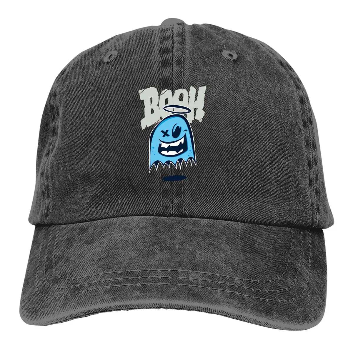 

Booh! Baseball Cap Men Hats Women Visor Protection Snapback Ghost Spooky Lover Caps