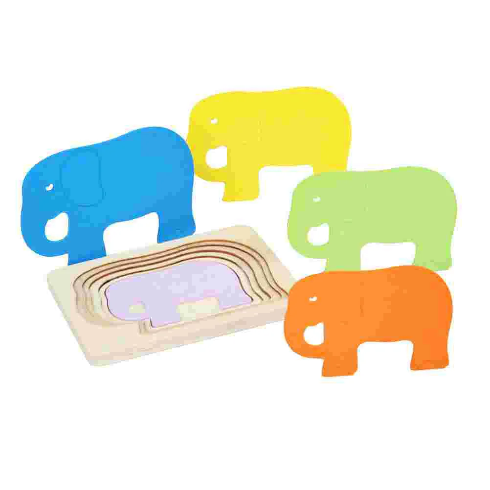3d Puzzle Elephant Design Jigsaw Toy Early Learning Plaything Toys Educational Colored Cartoon Wood Multi-layer Toddlers
3d Puzzle Elephant Design Jigsaw Toy Early Learning Plaything Toys Educational Colored Cartoon Wood Multi-layer Toddlers
