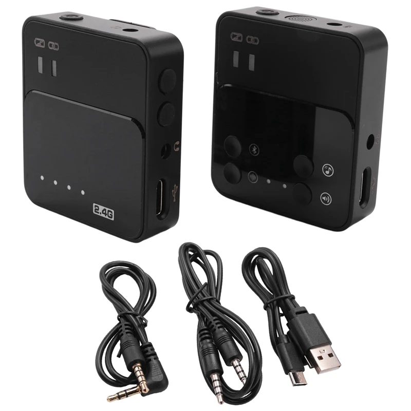 2.4G Wireless Live Lavalier Microphone Square RF Launcher Receiver Clip Collar Lapel Microphone System For Camera Phones
2.4G Wireless Live Lavalier Microphone Square RF Launcher Receiver Clip Collar Lapel Microphone System For Camera Phones