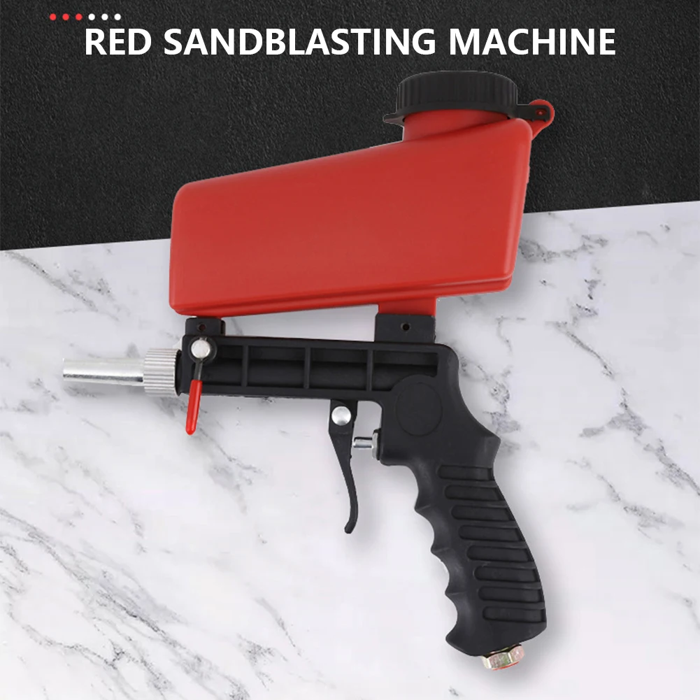 90psi Gravity Sandblasting Gun Portable Adjustable Sand Blaster Machine Handheld for Removal Paint Rust Corrosion Scale
90psi Gravity Sandblasting Gun Portable Adjustable Sand Blaster Machine Handheld for Removal Paint Rust Corrosion Scale