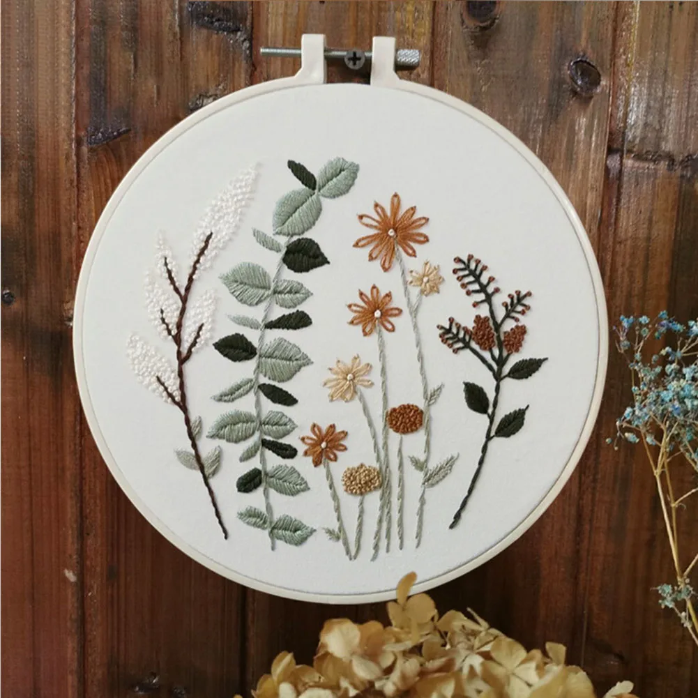 Embroidery Starter Kit Flower Plant Printed Patterns DIY Cross Stitch Sewing Set Art Craft Home Decoration
Embroidery Starter Kit Flower Plant Printed Patterns DIY Cross Stitch Sewing Set Art Craft Home Decoration