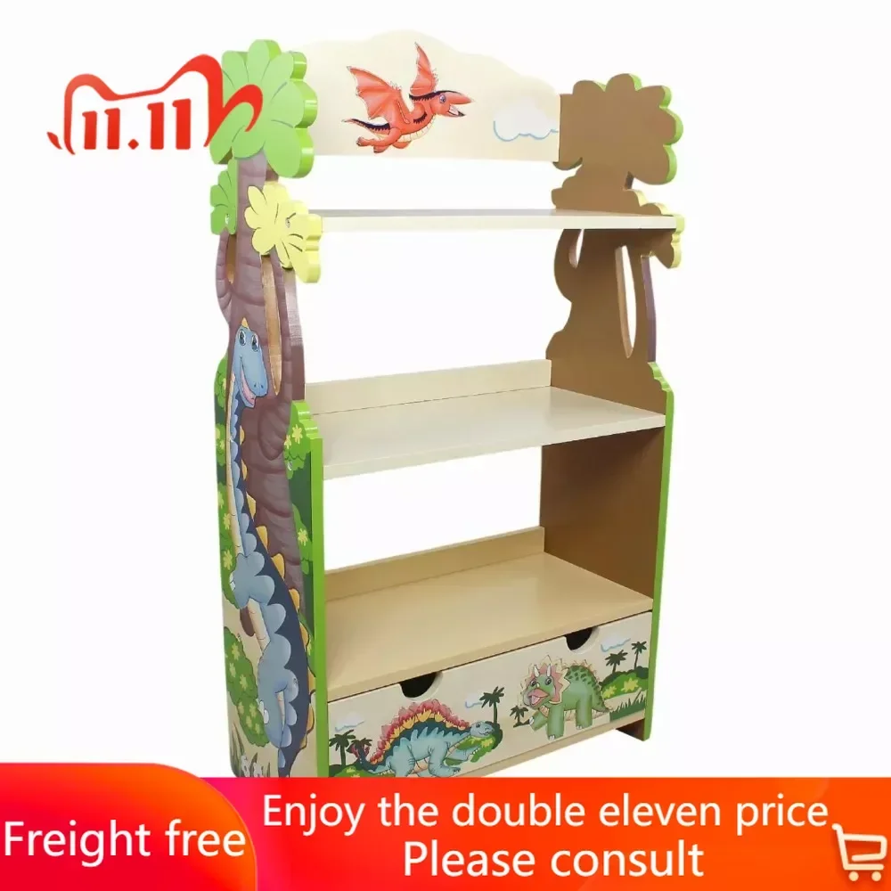 Kid Bookcase Kids Bookshelf Dinosaur Kingdom, Kids Wooden Bookcase with Drawer
Kid Bookcase Kids Bookshelf Dinosaur Kingdom, Kids Wooden Bookcase with Drawer