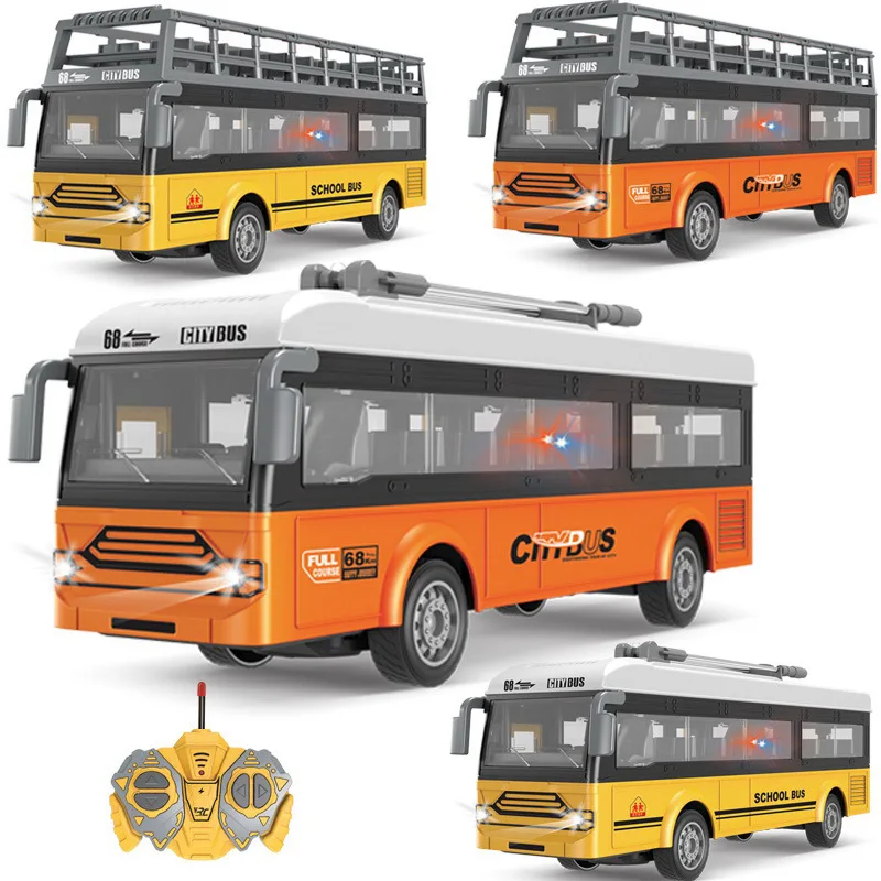 1:30 Electric Wireless Remote Control Toy Car Lighting Simulation Double-decker Sightseeing Bus Open Doors Gifts for Children
1:30 Electric Wireless Remote Control Toy Car Lighting Simulation Double-decker Sightseeing Bus Open Doors Gifts for Children