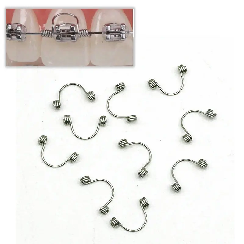 LYZDENT 5PCS Orthodontic Anterior Torque Spring Auxiliar de torque Dental Torquing Spring Small Middle Big for Bracket Arch Wire
LYZDENT 5PCS Orthodontic Anterior Torque Spring Auxiliar de torque Dental Torquing Spring Small Middle Big for Bracket Arch Wire