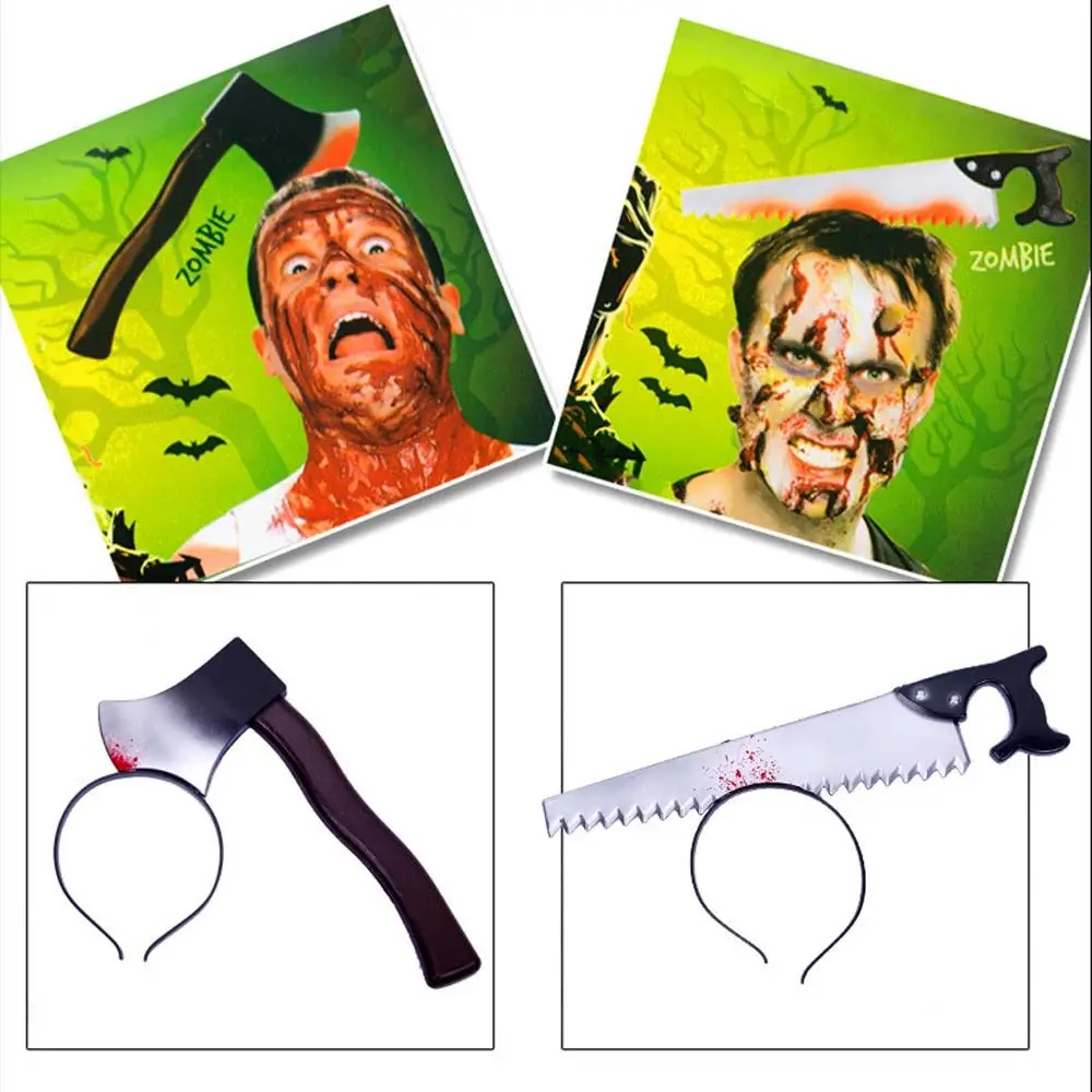 Funny Holiday Props Hammer Plastic Women Hairband Halloween Headband Scary Hair Hoop Simulation Headwear
Funny Holiday Props Hammer Plastic Women Hairband Halloween Headband Scary Hair Hoop Simulation Headwear