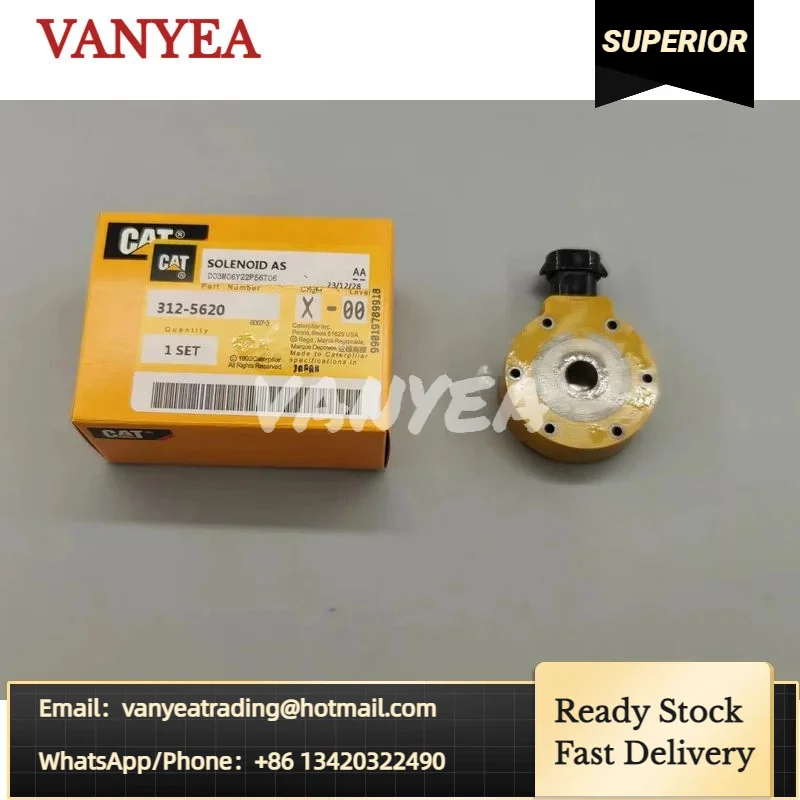 3125620 312-5620 Solenoid Valve Assembly For CAT 320D C6.6 C6.4 Fuel Pump 326-4635 C7 Injector Solenoid Valve
3125620 312-5620 Solenoid Valve Assembly For CAT 320D C6.6 C6.4 Fuel Pump 326-4635 C7 Injector Solenoid Valve