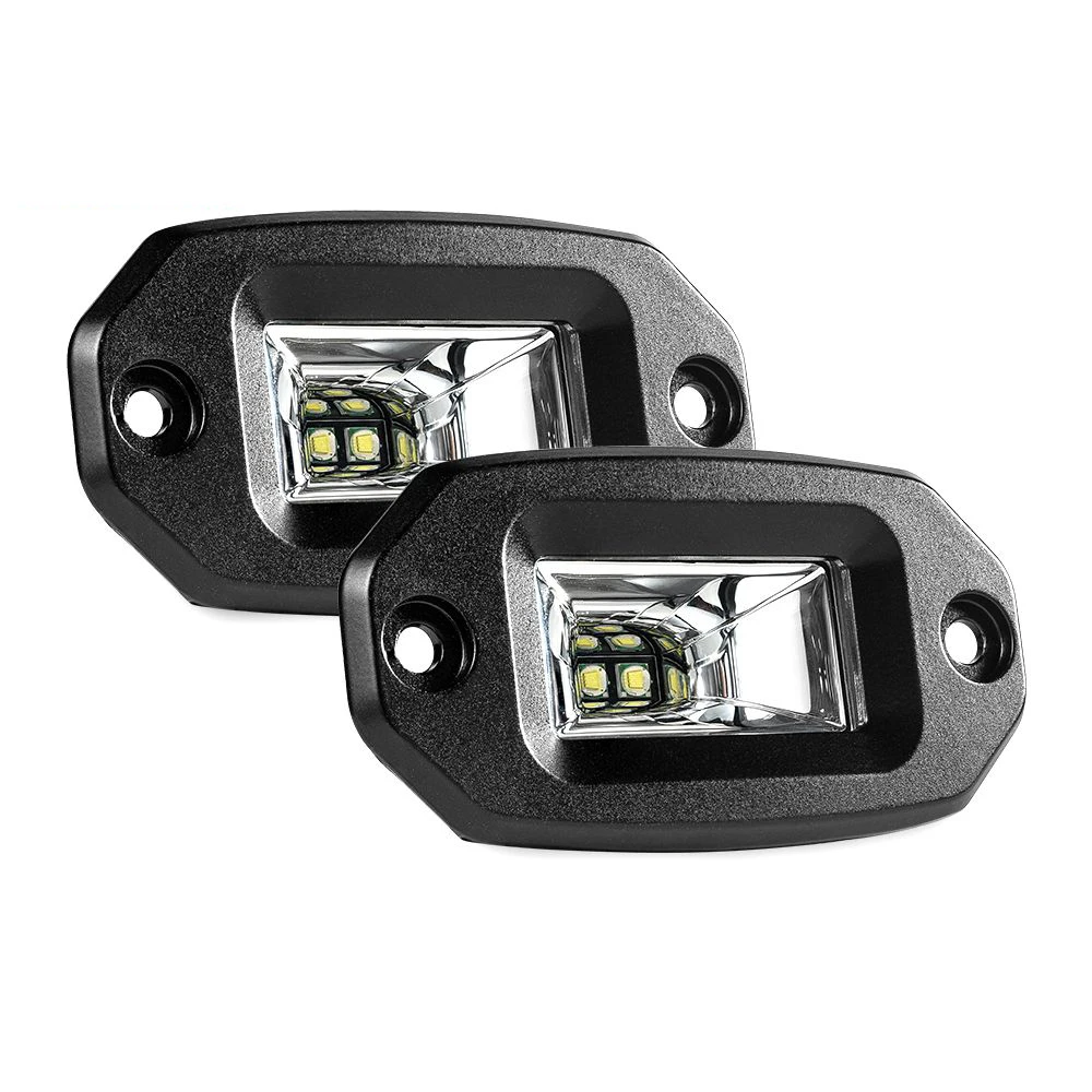 

12V LED Light Bar 2Pcs 4X4 Waterproof Led Light Bar Flood Bulb 20W 6000K White Auto Fog Lamp ATV Driving