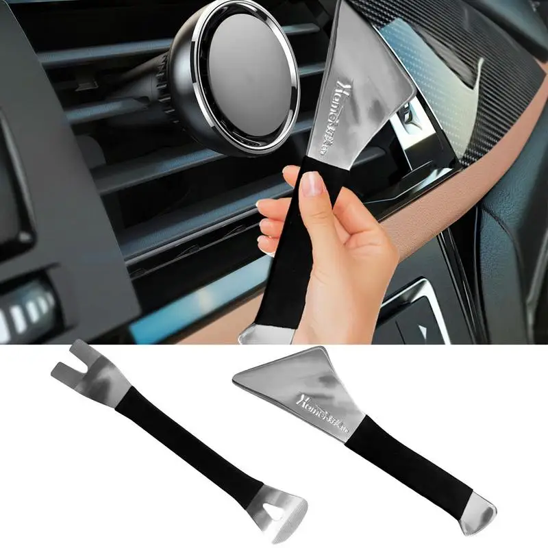 

Car Interior Crowbar Paver Lifting Tool Mini Multi Function Pocket Pry Bars Crowbars For Center Console Anti skid Plate Removal