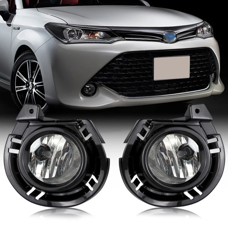 Пара противотуманных фар переднего бампера в сборе с проволочной рамкой W/Bulb Switch для Toyota Corolla Axio 2016 2017, аксессуары
Пара противотуманных фар переднего бампера в сборе с проволочной рамкой W/Bulb Switch для Toyota Corolla Axio 2016 2017, аксессуары