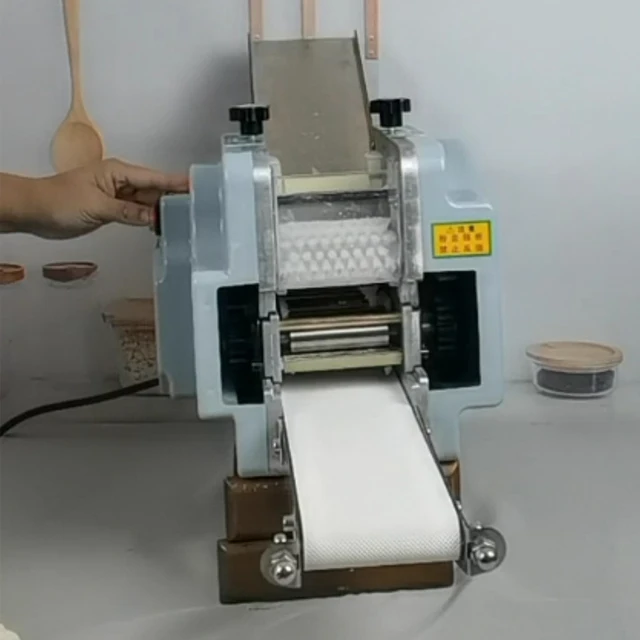 Machine à emballer électrique automatique, machine à emballer Wonton, presse à pâte en rouleau, commerciale, ronde, peau de boulette, 110V/2 2