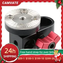 CAMVATE 15mm Single Rod Clamp With Standard M6 ARRI Rosette Mount For 15mm Rod Support System/Connect ARRI Rosette Accessory
CAMVATE 15mm Single Rod Clamp With Standard M6 ARRI Rosette Mount For 15mm Rod Support System/Connect ARRI Rosette Accessory