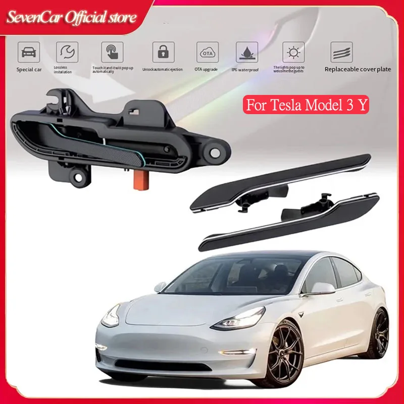 Smart Electric Suction Door Lock For Tesla Model 3 Y Silence Anti Pinch Automatic Soft Close Electric Door Handles Modle 3 Y
Smart Electric Suction Door Lock For Tesla Model 3 Y Silence Anti Pinch Automatic Soft Close Electric Door Handles Modle 3 Y