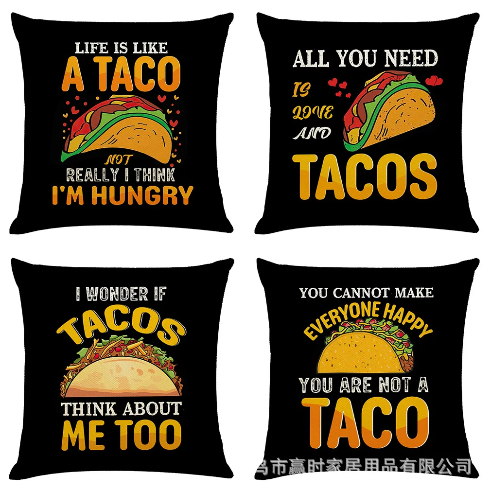 Taco Gourmet Cotton Linen Pillowcase Im Hungry Pillows Case for Bedroom Sofa Bed Throw Pillow Cover Luxury Designer Home Decor
Taco Gourmet Cotton Linen Pillowcase Im Hungry Pillows Case for Bedroom Sofa Bed Throw Pillow Cover Luxury Designer Home Decor