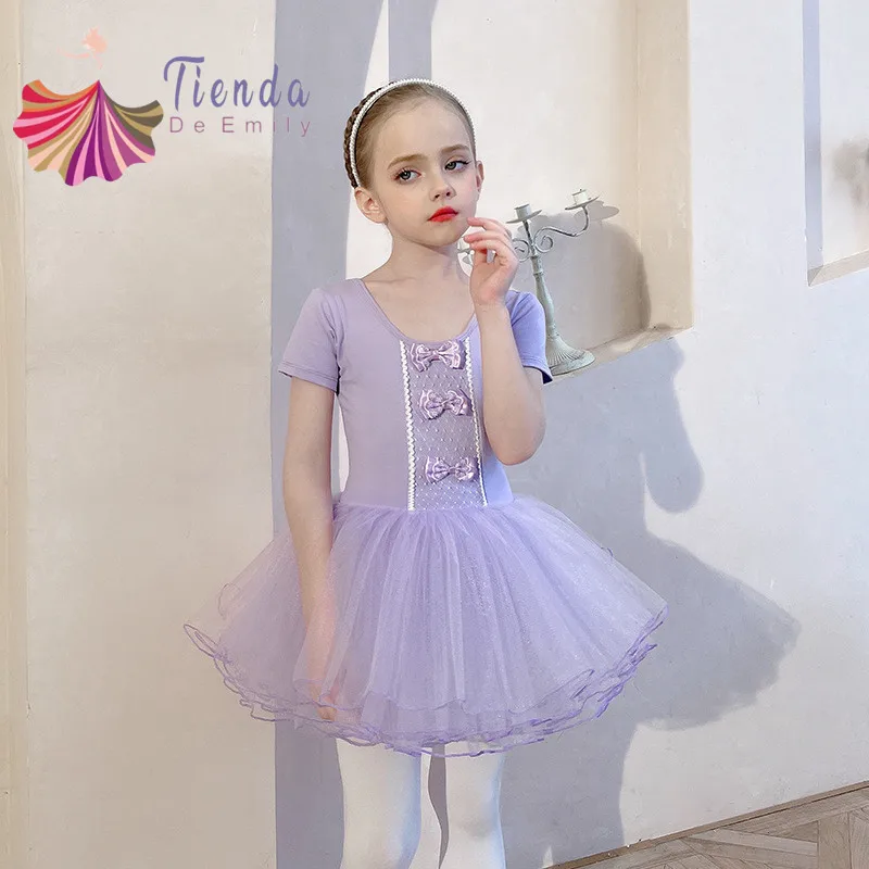 Girls Ballet Dress Long Sleeve Skirted Leotards with Tutus Ballerina Outfits Korea Children Dance Gymnastic Skate Bow Front Top 
Girls Ballet Dress Long Sleeve Skirted Leotards with Tutus Ballerina Outfits Korea Children Dance Gymnastic Skate Bow Front Top