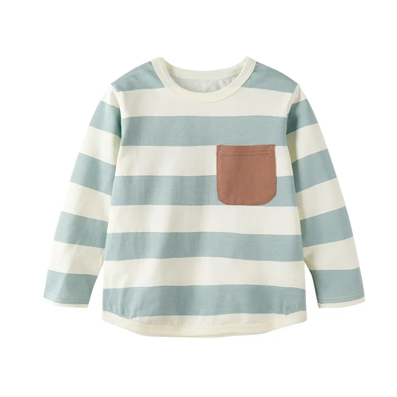 Kid's Long Sleeve O-neck T Shirts Summer Striped Breathable Tops tees For Baby Boys Girls Children's Casual t-shirt clothes Hw28
Kid's Long Sleeve O-neck T Shirts Summer Striped Breathable Tops tees For Baby Boys Girls Children's Casual t-shirt clothes Hw28