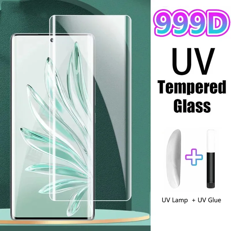 

UV Tempered Glass For OPPO Reno 10 9 Pro Plus 6 5 4 3 Screen Protector OPPO Find X5 X3 Pro N N2 X6 X2 X Phone Protective Film