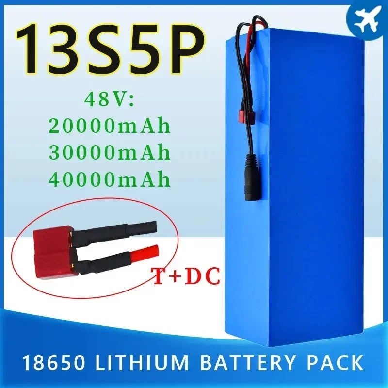 Brand New 13S5P 48V 40Ah 18650 Lithium Battery Pack + Built-in BMS 500-1000W Electric Bicycle Battery
Brand New 13S5P 48V 40Ah 18650 Lithium Battery Pack + Built-in BMS 500-1000W Electric Bicycle Battery