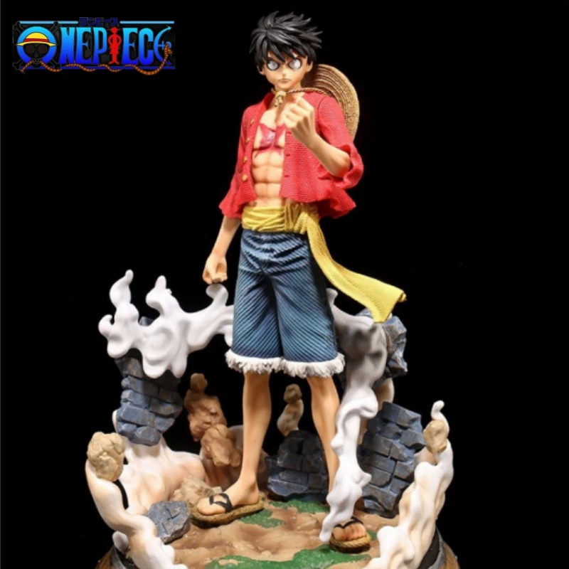 

One Piece Anime Figure 35CM Luffy The sea king Dream Road Fly a Large Ornaments Peripheral Hand-made Ornaments Collection Hobby