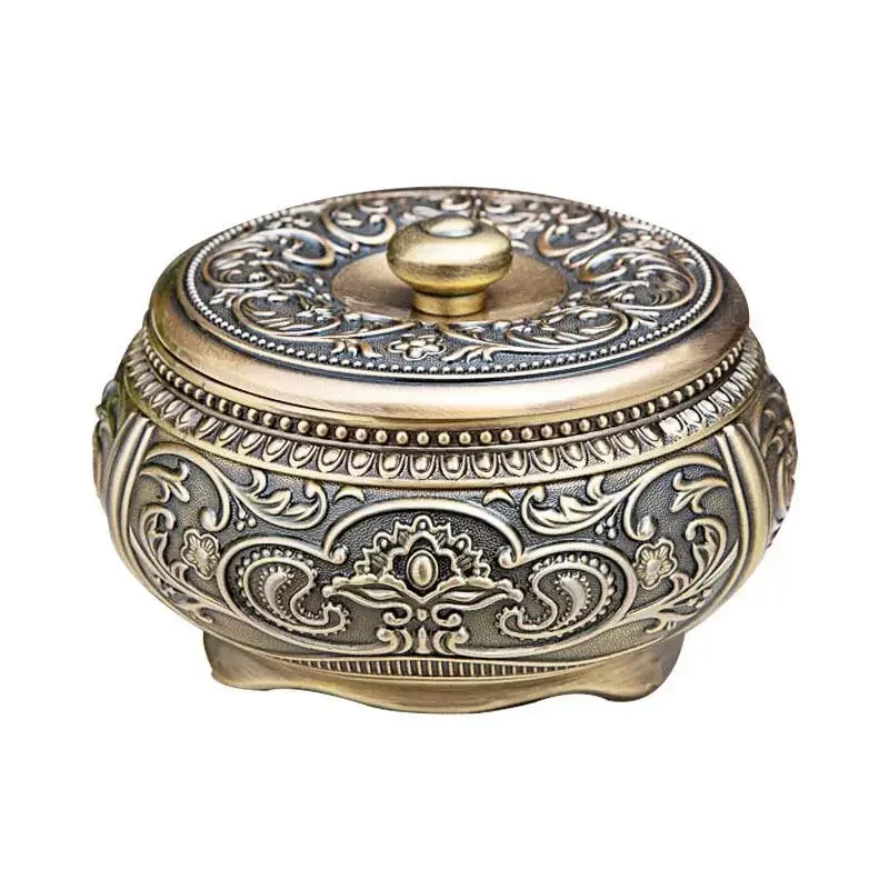 European-Style Creative Retro Ashtray with Lid Home Office Drop-Resistant Metal Carved Men's Gift Ashtray
European-Style Creative Retro Ashtray with Lid Home Office Drop-Resistant Metal Carved Men's Gift Ashtray