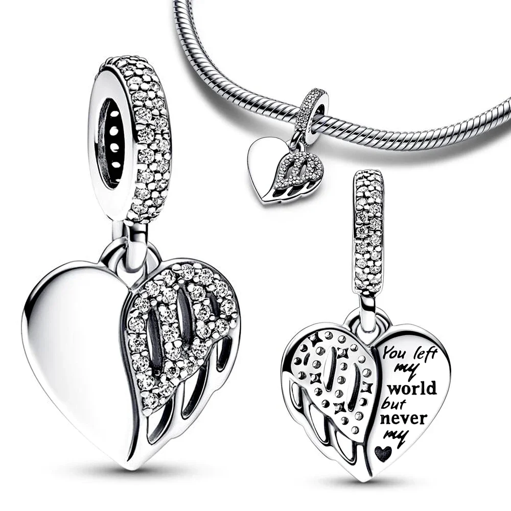 Gift for Mother 2023 100% 925 Sterling Silver Heart & Angel Dangle Charm fit Original Pandora Bracelet Jewelry for Women
Gift for Mother 2023 100% 925 Sterling Silver Heart & Angel Dangle Charm fit Original Pandora Bracelet Jewelry for Women
