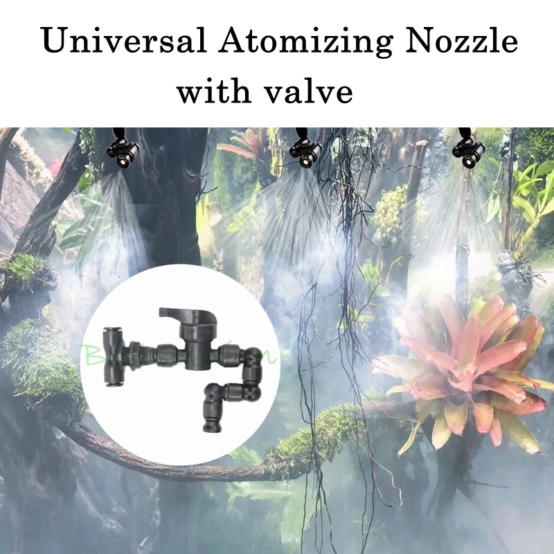 Rainforest Tank Spray Head Atomizing Nozzle with Valve 360° Universal Sprinkler Aquarium Fish Tank Humidification Landscaping
Rainforest Tank Spray Head Atomizing Nozzle with Valve 360° Universal Sprinkler Aquarium Fish Tank Humidification Landscaping