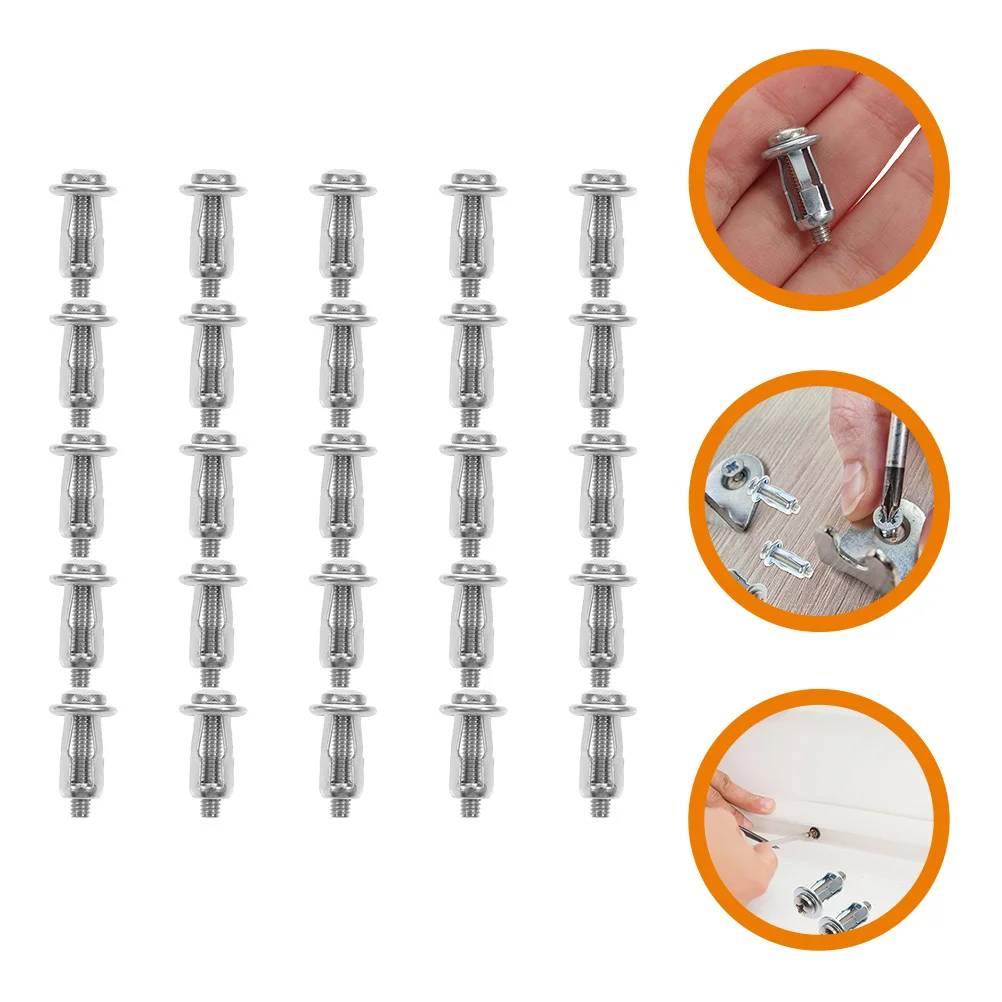 25 Pcs Nut Expansion Screw Fixed Door Anchor Petal-shaped Hollow Metal Cavity 4*20 Tube Set Expand Jack Fixing Nuts
25 Pcs Nut Expansion Screw Fixed Door Anchor Petal-shaped Hollow Metal Cavity 4*20 Tube Set Expand Jack Fixing Nuts