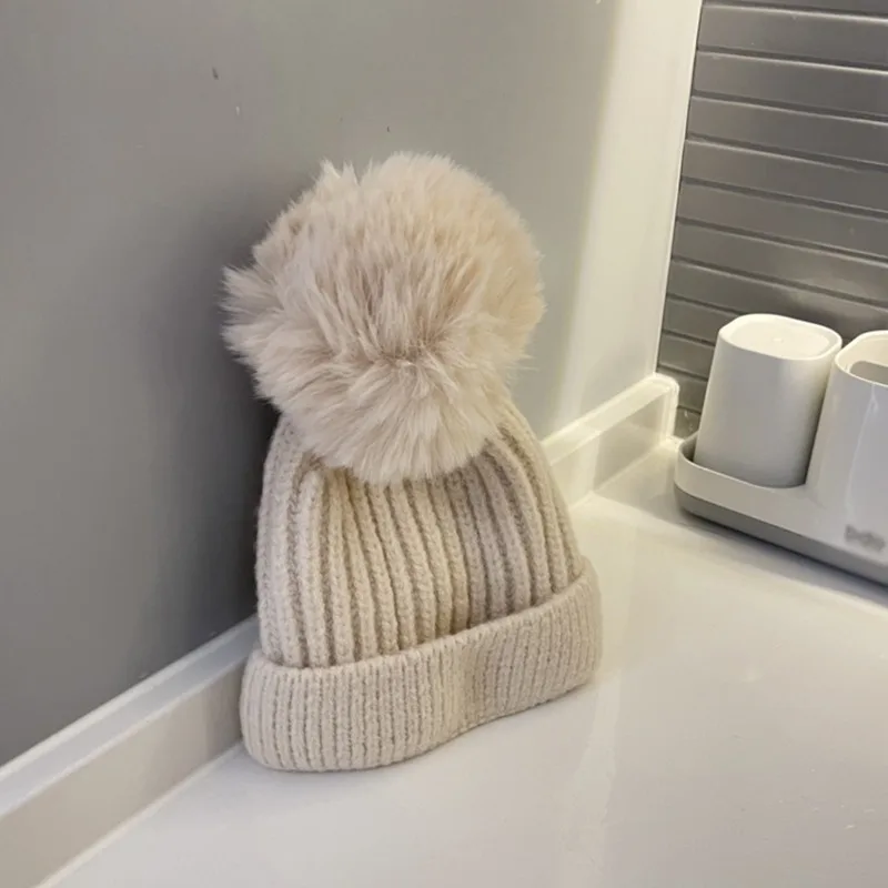 Kids Knit Beanie Hat Autumn Winter Warm Hat For Baby Boy Girl Pompon Knitted Cap Newborn Stretchy Skullies Hat Fold-up Cuff
Kids Knit Beanie Hat Autumn Winter Warm Hat For Baby Boy Girl Pompon Knitted Cap Newborn Stretchy Skullies Hat Fold-up Cuff