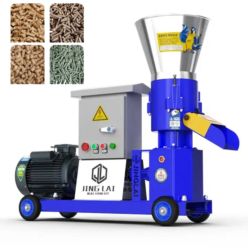 4.5KW-9KW Feed Pellet Machine Biomass Feed Granulator Pelletizer Pellet Press 220V/380V 40-300KG/H Home Animal Feed Ggranulation
4.5KW-9KW Feed Pellet Machine Biomass Feed Granulator Pelletizer Pellet Press 220V/380V 40-300KG/H Home Animal Feed Ggranulation