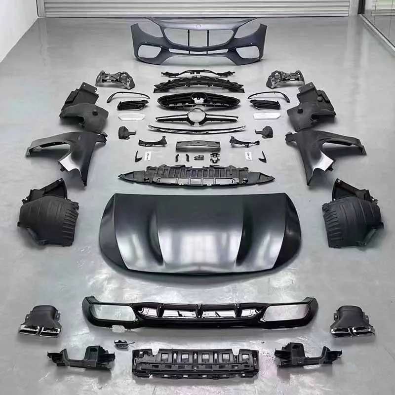 Car Bumper for E-class COUPE W238 Upgrade Wide E63s Body Kits Front Bumper with Grille Hood Fender Diffuser Car Bumper for E-class COUPE W238 Upgrade Wide E63s Body Kits Front Bumper with Grille Hood Fender Diffuser