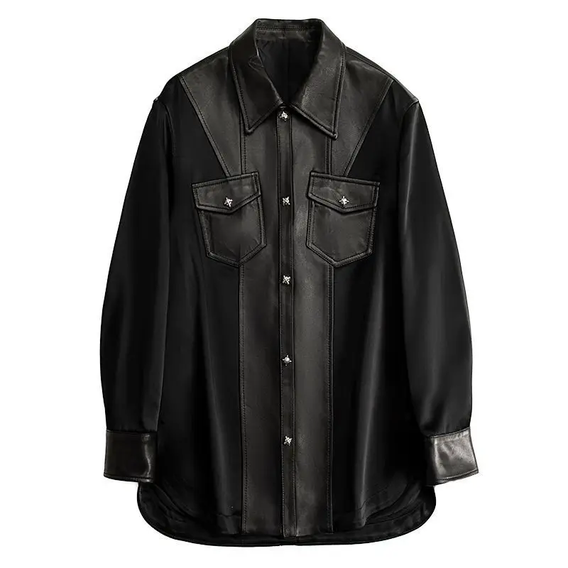 Fsshion genuine leather sheepskin leather clothing, Spring and autumn New Casual and comfortable Combination Mid length
Fsshion genuine leather sheepskin leather clothing, Spring and autumn New Casual and comfortable Combination Mid length