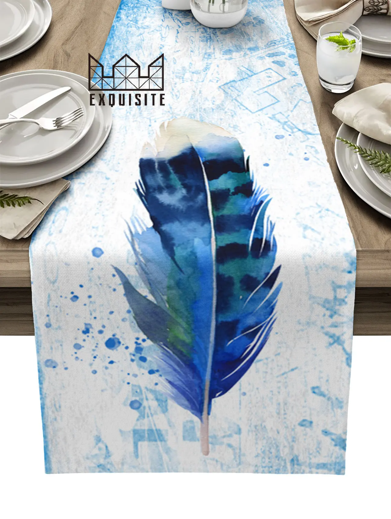 Watercolor Art Feather Mottled Vintage Table Runner Decoration Home Decor Dinner Table Decoration Table Decor
Watercolor Art Feather Mottled Vintage Table Runner Decoration Home Decor Dinner Table Decoration Table Decor