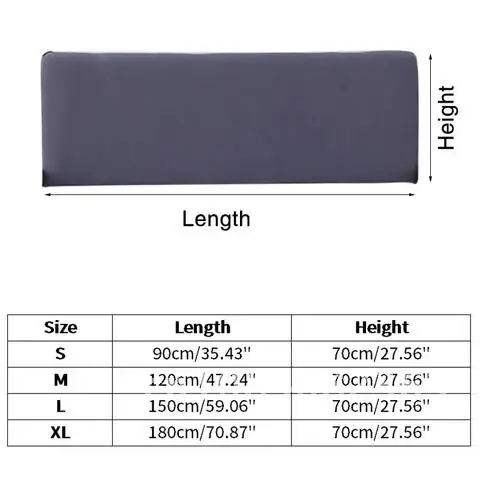 Elastic Headboard Cover Hot All-inclusive Bed Head Cover Dustproof Bed Head Back Protective Cover Solid Color Home Decor
Elastic Headboard Cover Hot All-inclusive Bed Head Cover Dustproof Bed Head Back Protective Cover Solid Color Home Decor