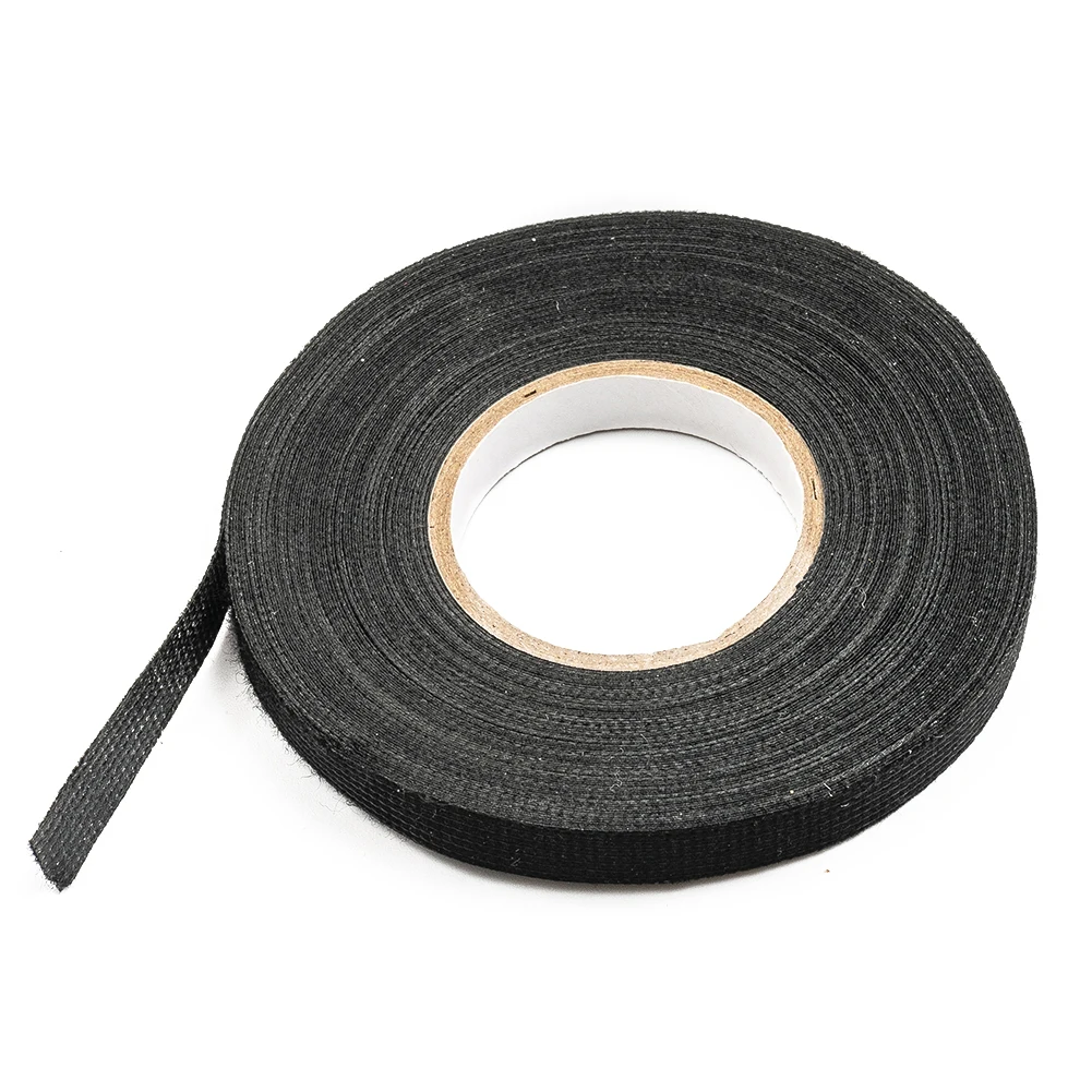 

Fabric Tape Cable Tape Flexible Non-woven Wear-resistant Automotive Cable Tape Black Bonded Wiring Tape Durable