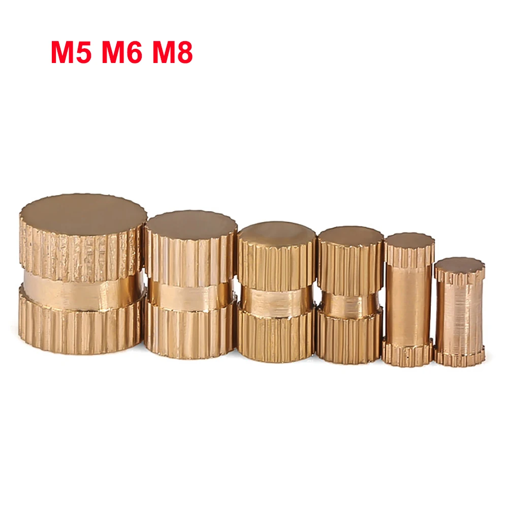 10PCS M5 M6 M8 Brass B Type Insert Nut Blind Hole Type Embedded Injection Moulding Brass Knurled Round Nut
10PCS M5 M6 M8 Brass B Type Insert Nut Blind Hole Type Embedded Injection Moulding Brass Knurled Round Nut