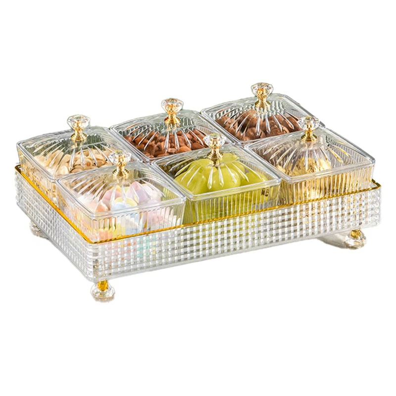 Candy Plate Light Fruit Box Home Living Room Small Snacks Divided Refreshment Tray Plastic Dried Fruit Dish
Candy Plate Light Fruit Box Home Living Room Small Snacks Divided Refreshment Tray Plastic Dried Fruit Dish